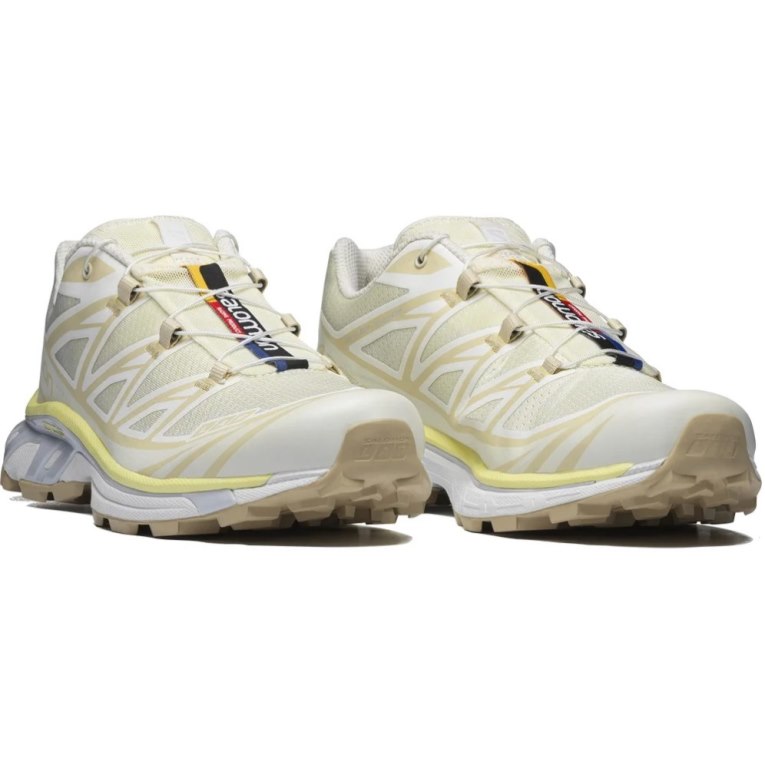 Light Yellow Salomon Xt-6 Women's Sneakers | PH 73649E